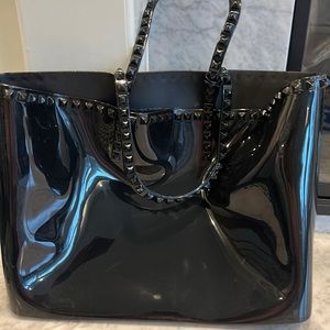 Carmen Sol black tote bag